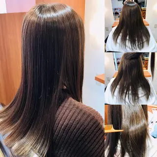 ロング 竹内 杏里奈のヘアスタイル