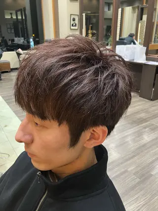 ショート メンズ MEN'S salon HYPE 枚方 メンズカット/パーマ/曲がる縮毛矯正/眉ワックス所属・吉田 健吏のヘアスタイル