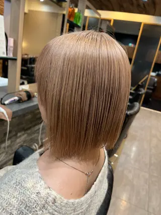 ミディアム 横浜/エクステ特化× 艶カラー/あいかのヘアスタイル