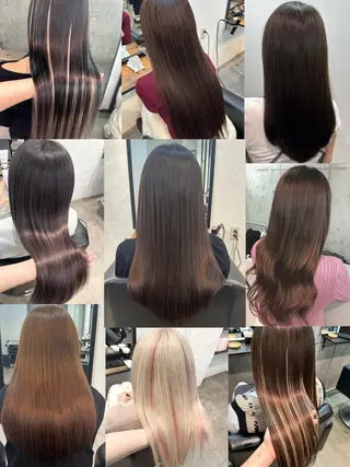 ロング カラー 🫧シールエクステ/ 艶カラー🫧アサミ️のヘアスタイル