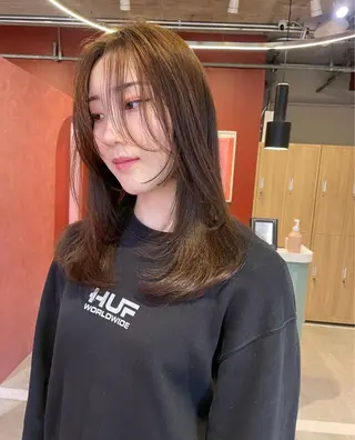 ロング 透明感×レイヤーカッ ト🌼kiraraのヘアスタイル