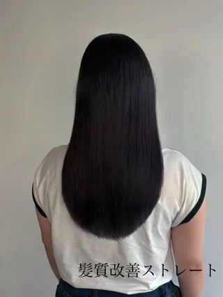 ロング よしなり あみのヘアスタイル