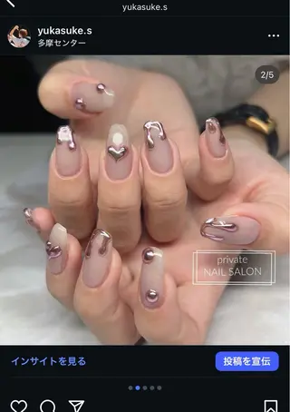 ネイル S nail多摩のネイルデザイン