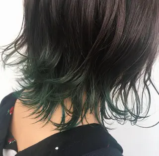 ミディアム カラー 〽️magico/ ウルフDaiki〽️のヘアスタイル