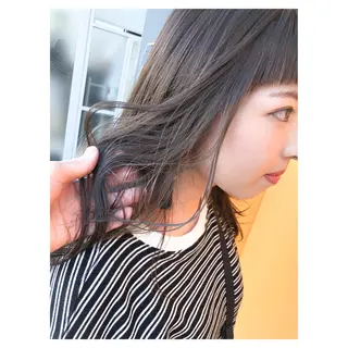 ミディアム カラー センスをお届けします 大谷将生INFPのヘアスタイル