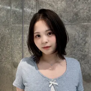 ミディアム カラー ボブ/髪質改善 jionのヘアスタイル