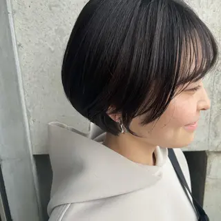 ショート 小顔カット✨ 透明感カラー/村上のヘアスタイル