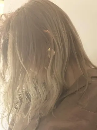 セミロング カラー 韓国hair ·͜· watanabeのヘアスタイル