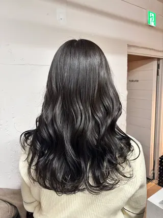 セミロング カラー 🩵似合わせカット SEIRA🩵のヘアスタイル