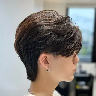 パーマ メンズ 【メンズ特化✨】 縮毛矯正/千原涼麻のヘアスタイル