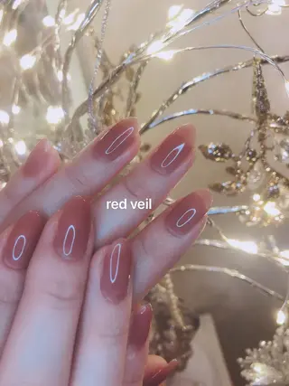 セミロング ネイル 長さ出し専門 nynaのネイルデザイン