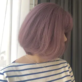 ミディアム カラー ORIKA 美容室のヘアスタイル