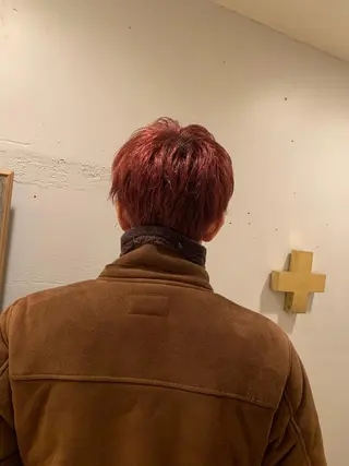 カラー メンズ 村田 陸のヘアスタイル