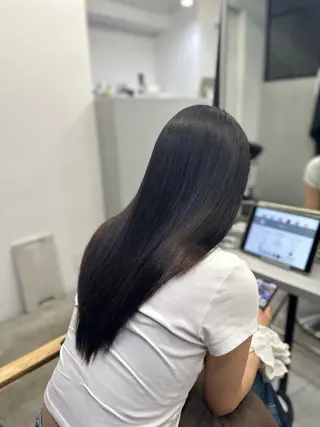 ロング パーマ ハイトーンカラー が絶対可愛い✨泰聖✨のヘアスタイル