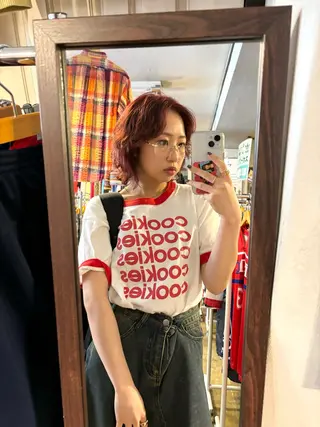 ミディアム カラー パーマ izumi/ ボブ/パーマのヘアスタイル