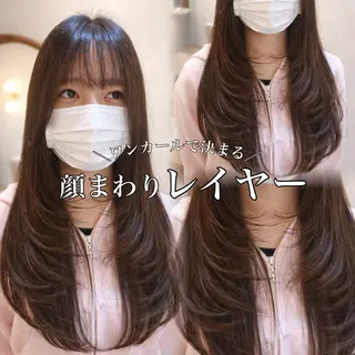 ロング カラー 髪質改善/縮毛矯正 🌻momokaのヘアスタイル