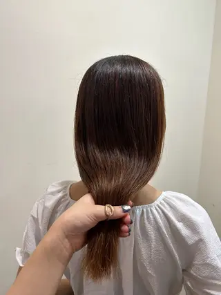 セミロング 顔周り/レイヤー/ 透明感/あやか💕のヘアスタイル