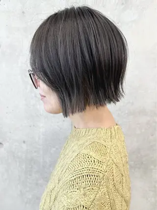 ミディアム 小顔ボブ/お悩み解決 /ボブパーマ/とういのヘアスタイル