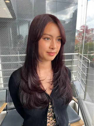 ロング 山浦司颯‪/ カラー/レイヤーのヘアスタイル