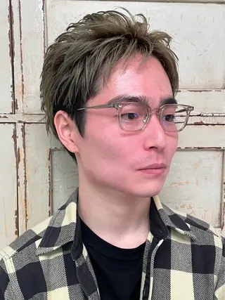 ショート カラー メンズ RorriM natsuのヘアスタイル