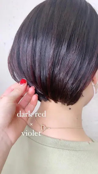 ショート カラー 310【サンイチマル】所属・透明感ハイトーン🦄 キラ🌈のヘアスタイル