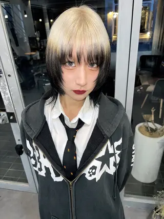 ショート 【ロングウルフカット 姫カット】伊藤裕哉のヘアスタイル