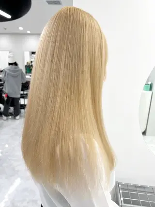 カラー 透ける透明感カラー 🤍anju🎀のヘアスタイル