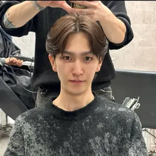 メンズ 新宿/メンズ特化 髪質改善パーマのヘアスタイル