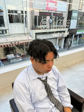 ショート パーマ メンズ メンズパーマ名人 TAKUMAのヘアスタイル