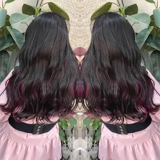 セミロング Y Uのヘアスタイル