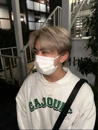 カラー メンズ MINX/ボブ/ レイヤー/田中元翔のヘアスタイル