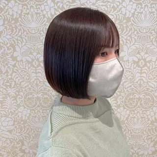 ミディアム パーマ 髪質改善カラー💎 オオネヨシナリのヘアスタイル