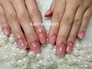 ネイル kao nail マグネット/長さだしのネイルデザイン