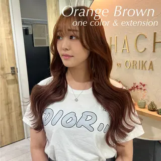 ロング カラー 韓国透明感カラー 🫧SHIHO🫧のヘアスタイル