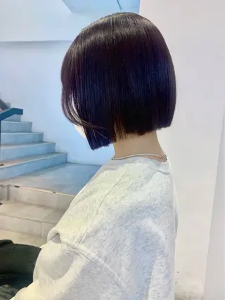 セミロング 【暖色カラー】山田 遥真のヘアスタイル