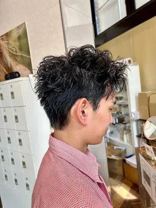 メンズ ふくどめ りなのヘアスタイル