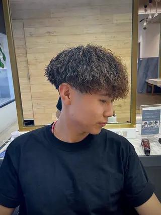 ショート パーマ 【再現性120%】 🔥龍也リュウヤ🔥のヘアスタイル