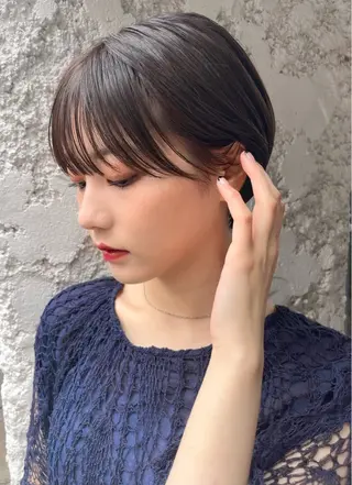 ショート カラー 玉川 京のヘアスタイル