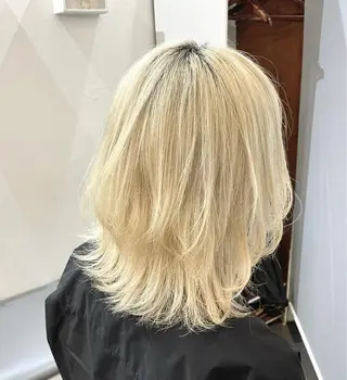 セミロング カラー MVALLEY所属・韓国ヘア/ 古川のヘアスタイル