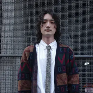 セミロング パーマ メンズ 🌈圧倒的デザイン パーマ　関和希のヘアスタイル