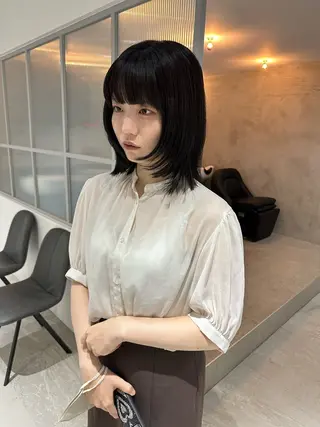 ミディアム 銀座No.1髪質改善 縮毛矯正/本木のヘアスタイル