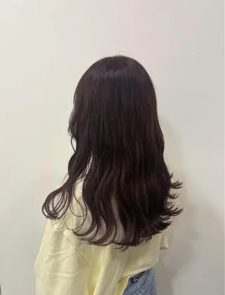 ロング 三 嶋のヘアスタイル