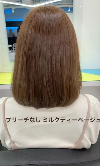 ミディアム カラー 💘トレンドスタイル 💘透明感ヘアのヘアスタイル