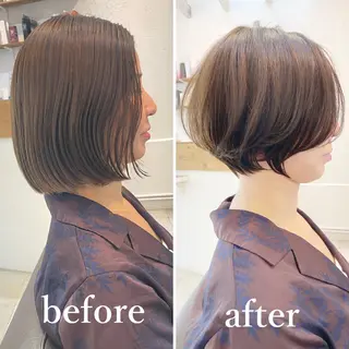 ショート 表参道/大人ショート カットモデル募集⭐︎のヘアスタイル
