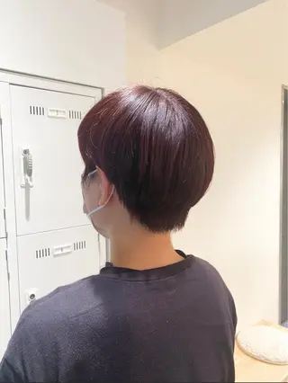 ショート カラー ヘアアレンジ ボブ /ニュアンス/ satomi🧸💖のヘアスタイル