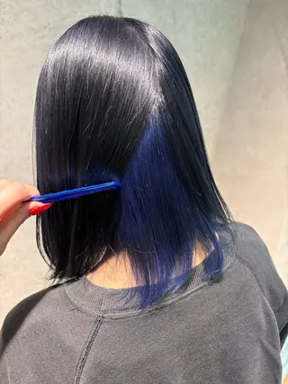 ミディアム カラー 🩵ReiNa 🩵のヘアスタイル