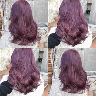 ロング カラー ヘアアレンジ メンズ キッズ 💟Chloe原宿店 🩶ハイトーンのヘアスタイル