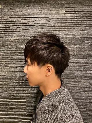 ショート メンズ 浅見 天翔のヘアスタイル