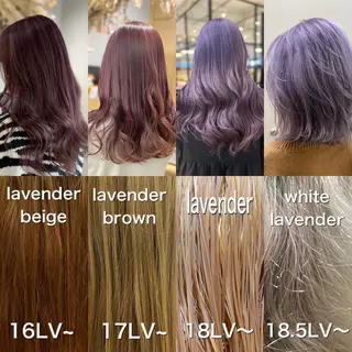 セミロング カラー salowin梅田茶屋町suite所属・ハイトーンヘア/ 島崎　タクミのヘアスタイル