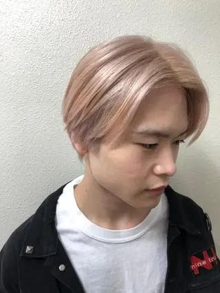 ショート カラー メンズ ネイル カラー特化サロン梅田 Eir茶屋町/山下のヘアスタイル